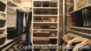 Master closet makeover
