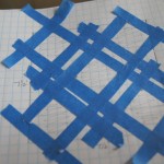 Tape off the other direciton and paint