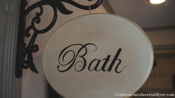 Bath sign