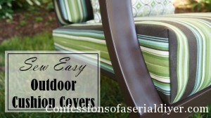 Sew Easy Outdoor Cushion Tutorial