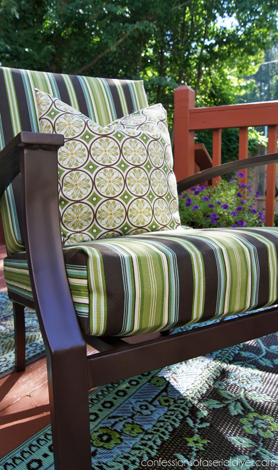 Sew Easy Outdoor Cushion Covers Oldie, but Goodie | Confessions of a