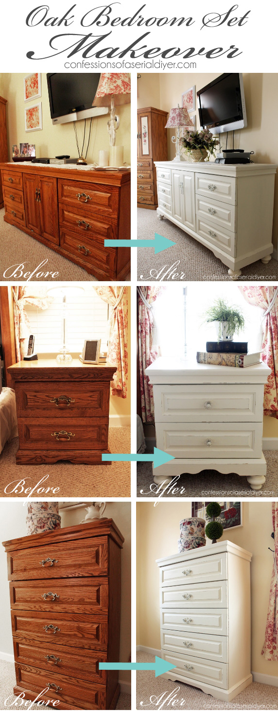 The Rest of the Oak Bedroom Set | Confessions of a Serial ...