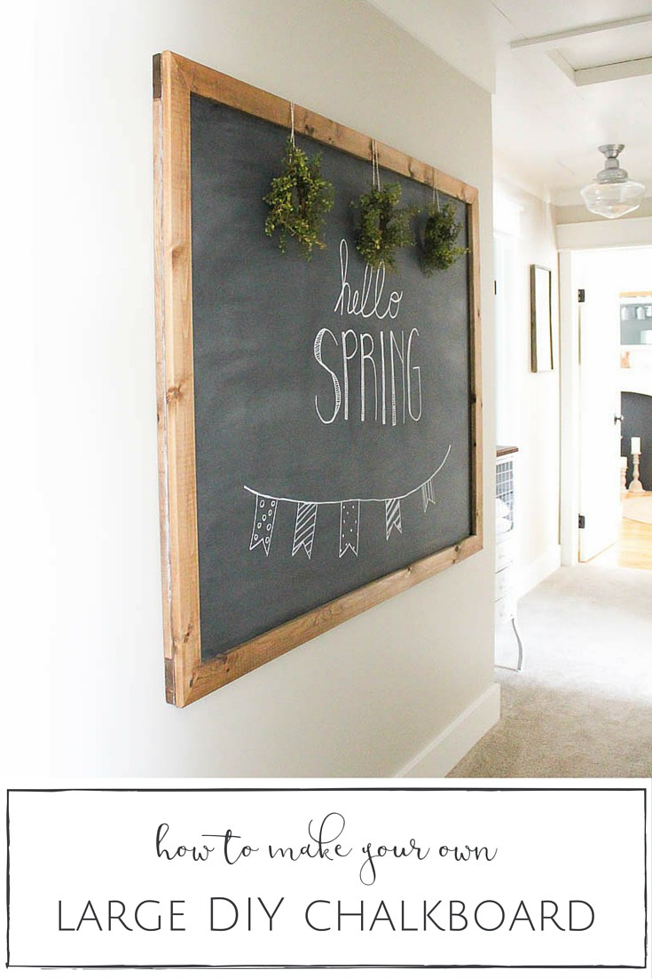 How to Make your own Large DIY Chalkboard