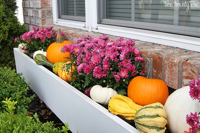 Fall Outdoor Decor from Two Twenty One