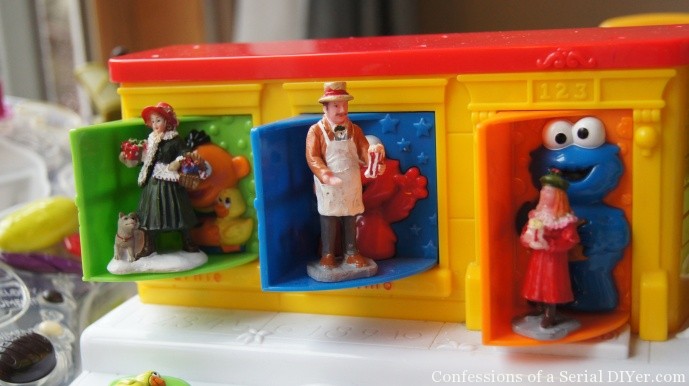 Then he rode some rides along with his customers!