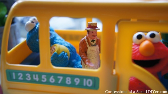 Oh I see, he took the bus!