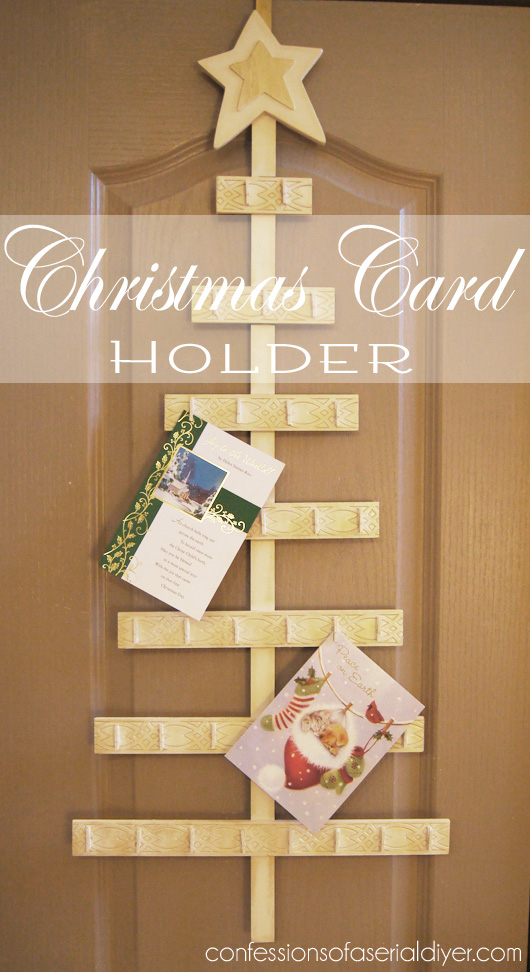 How To Make A Christmas Tree Card Holder Confessions Of A Serial Do It Yourselfer