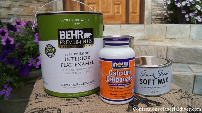 Save big money on your painting projects with DIY chalk paint. This recipe uses calcium carbonate.