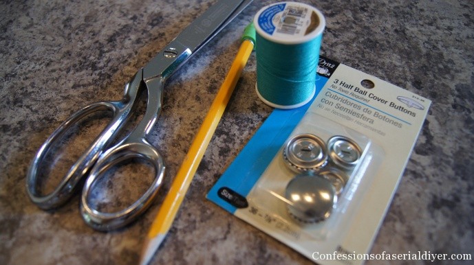 Make your own fabric covered buttons