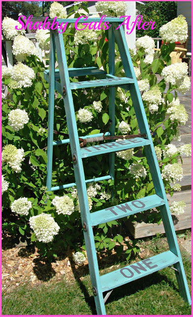 painted ladder