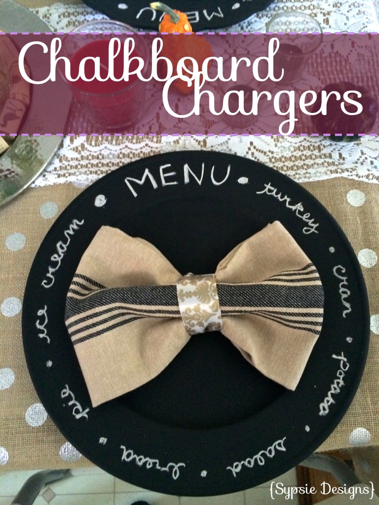 Chalkboard Chargers
