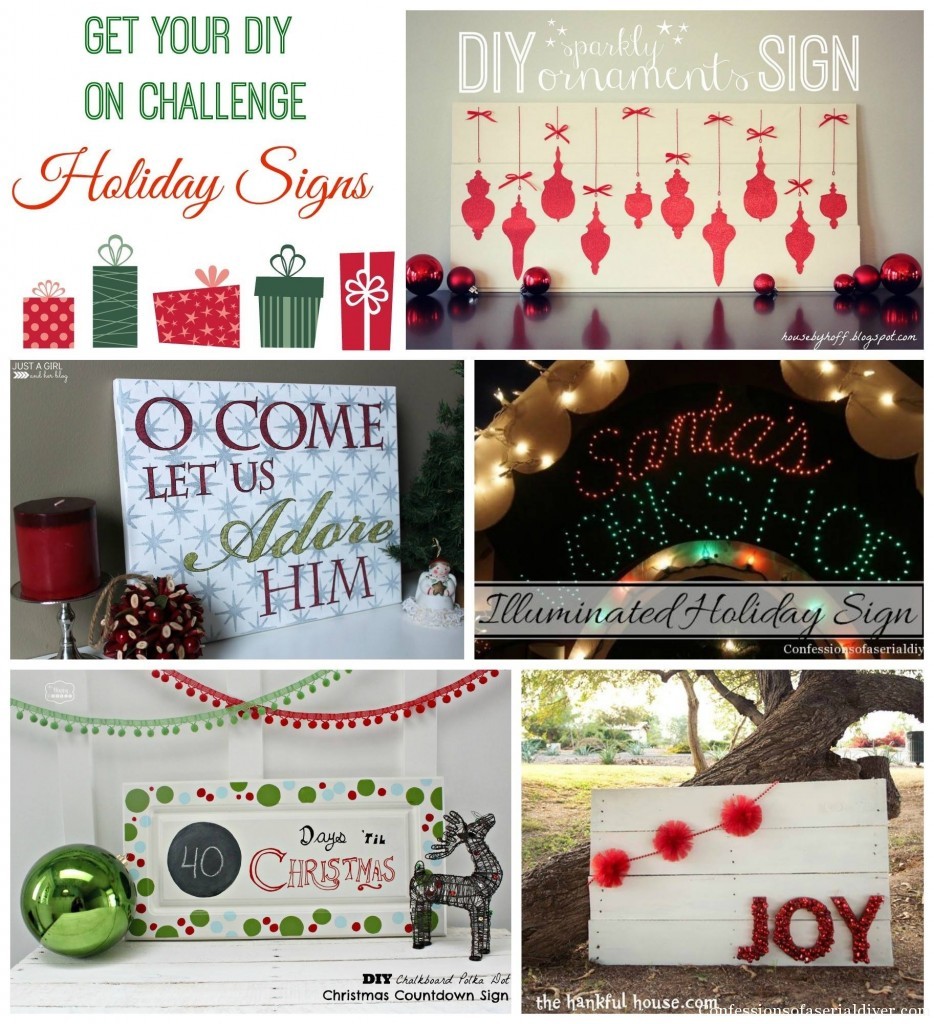 Holiday sign ideas