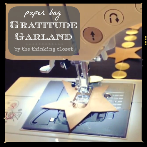 Paper Bag Gratitude Garland from The Thinking Closet