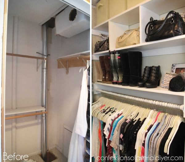 Closet Before and After
