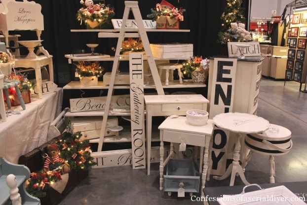 Craft Booth Ladder Display
