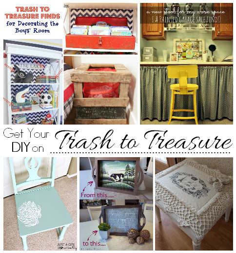Get Your DIY on Trash to Treasure