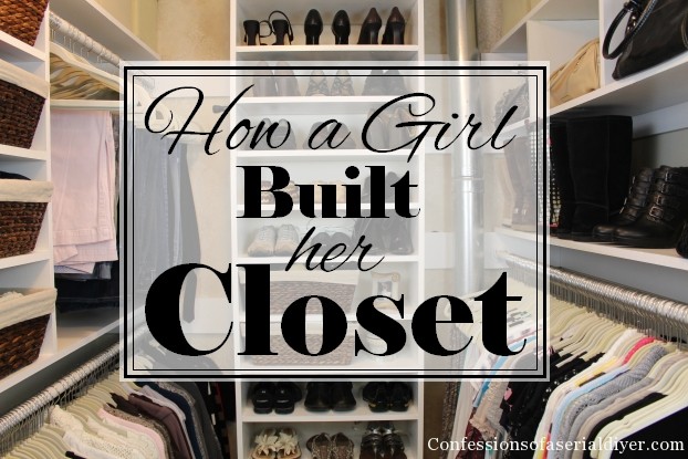 Small closet makeover on a budget!