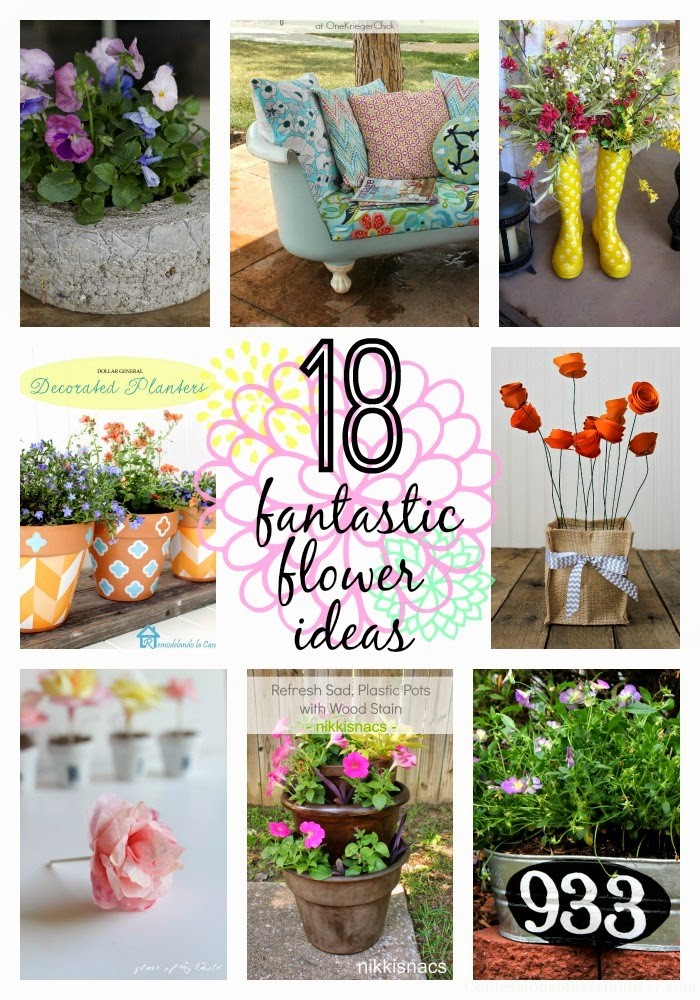 18 fantastic flower ideas collage