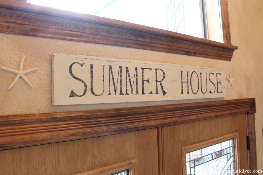 PB Inspired Summer House Sign