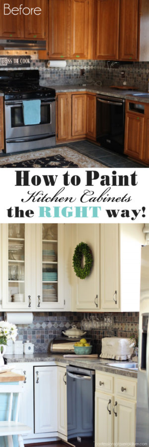How to Paint Kitchen Cabinets (A Step-by-Step Guide) | Confessions of a ...