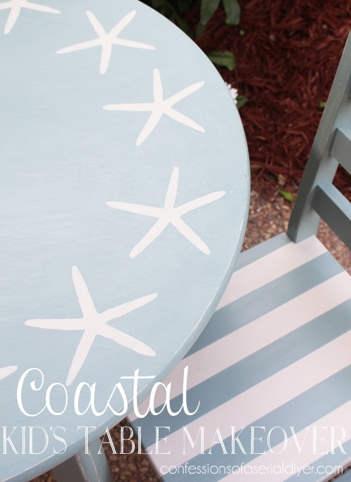 Coastal Inspired Kid's Table