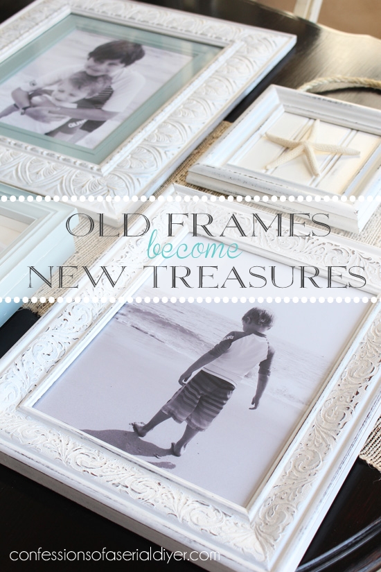 Old Thrift Store Frames become New Treasures!