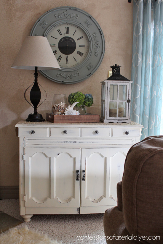 Painted Sewing Cabinet