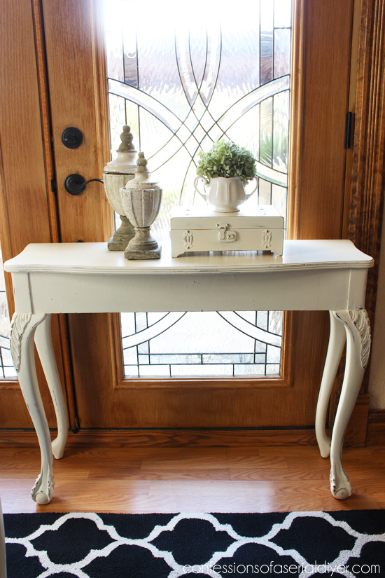 Clawfoot Console Table 