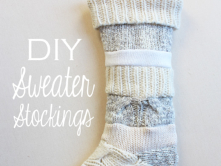 DIY Sweater Stockings