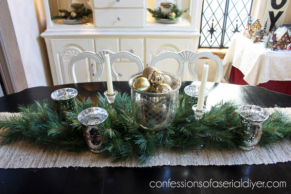 Holiday Dining Table Centerpiece