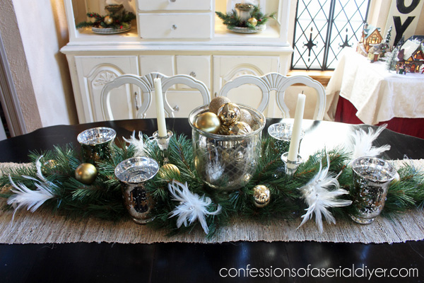 Holiday Dining Table Centerpiece