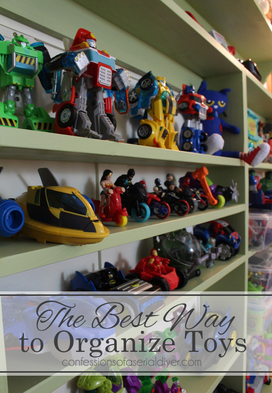 The Best Way to Organize Toys (at least a really awesome way)