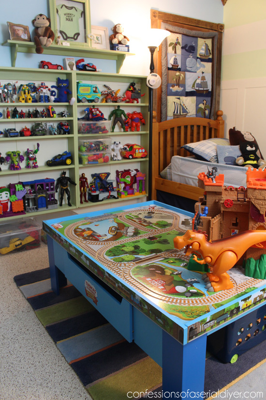 Organize Toys with Shallow Display Shelves