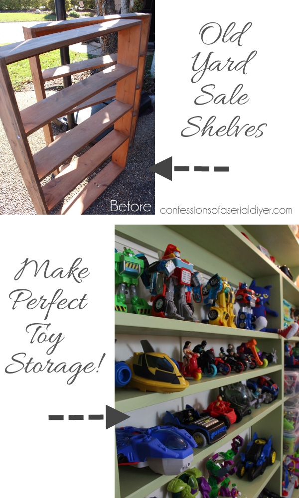 Shallow Shelves Make Perfect Toy Storage!
