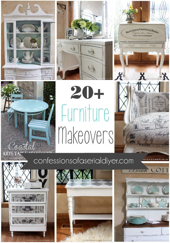 20+ Thrifty Furniture Transformations/ Confessions of a Serial Do-it-Yourselfer