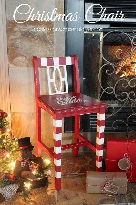 Christmas Chair/ Confessions of a Serial Do-it-Yourselfer