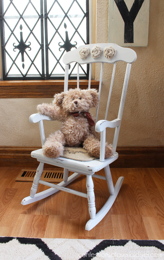 Shabby Chic Rocking Chair/ Confessions of a Serial Do-it-Yourselfer