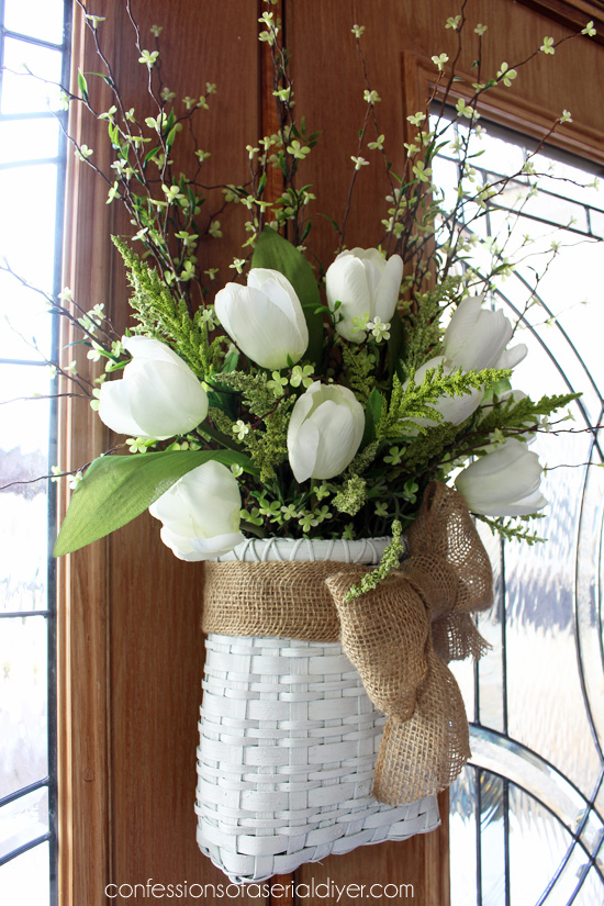 Spring Tulip Basket