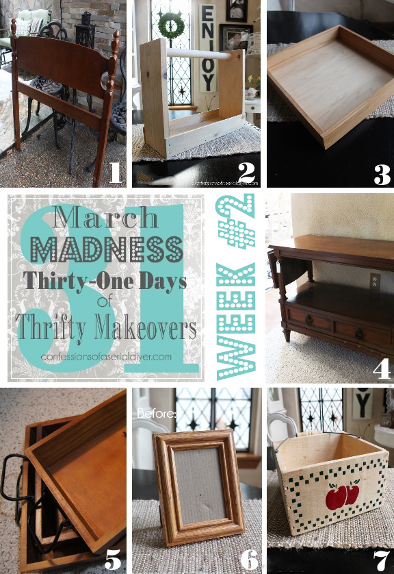 March Madness Week #2 of 31 Days of Thrifty Makeovers!