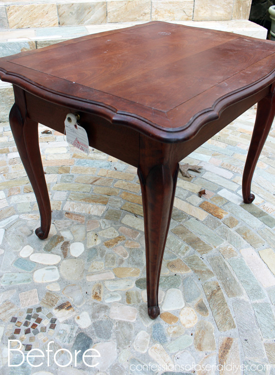 Side-Table-with-Stained-Top-Before