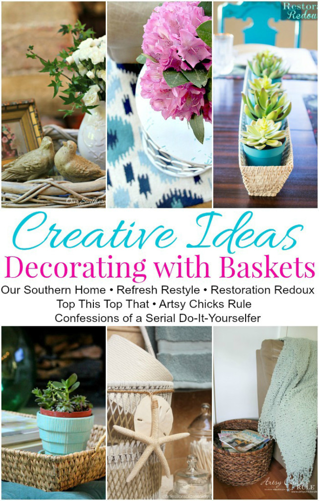 Decorating with baskets