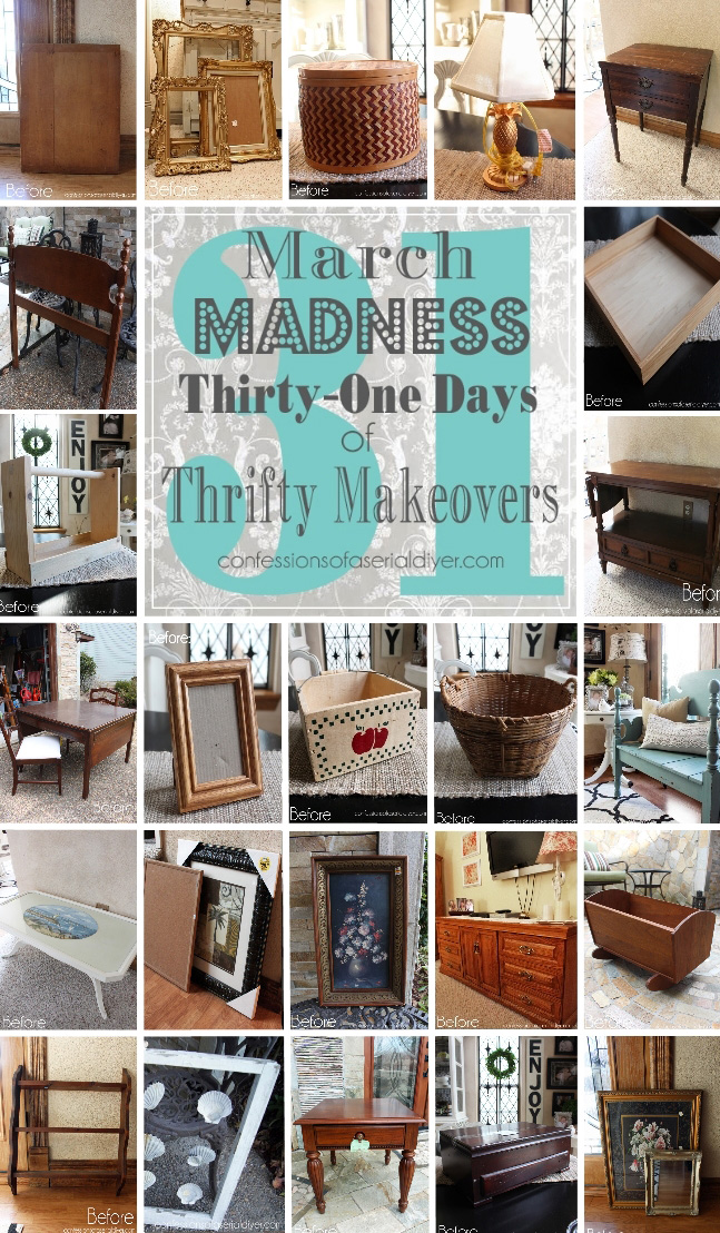 March Madness, 31 Thrifty Makeovers in 31 Days