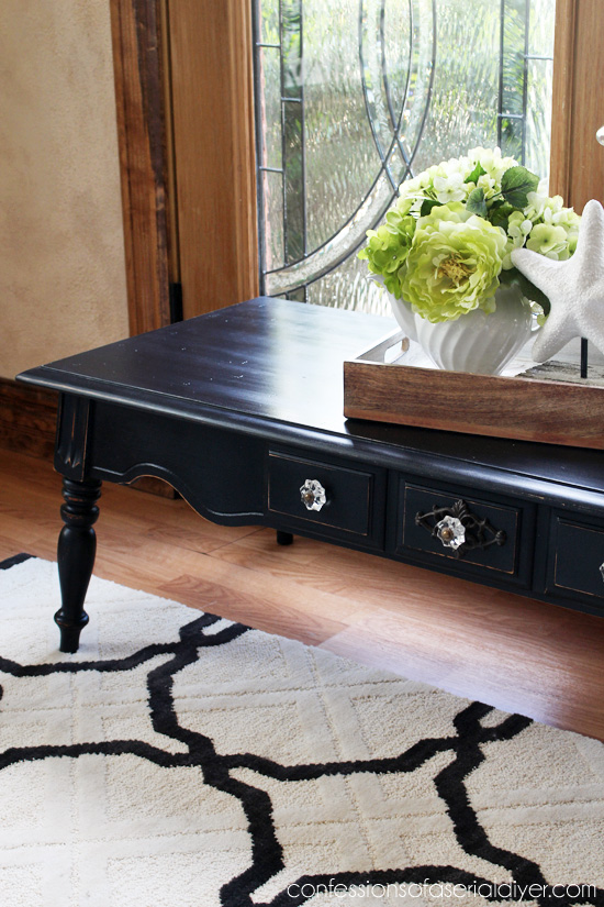 Pottery Barn Inspired Coffee Table (Resembles the Tivoli a bit, but not the price tag!)