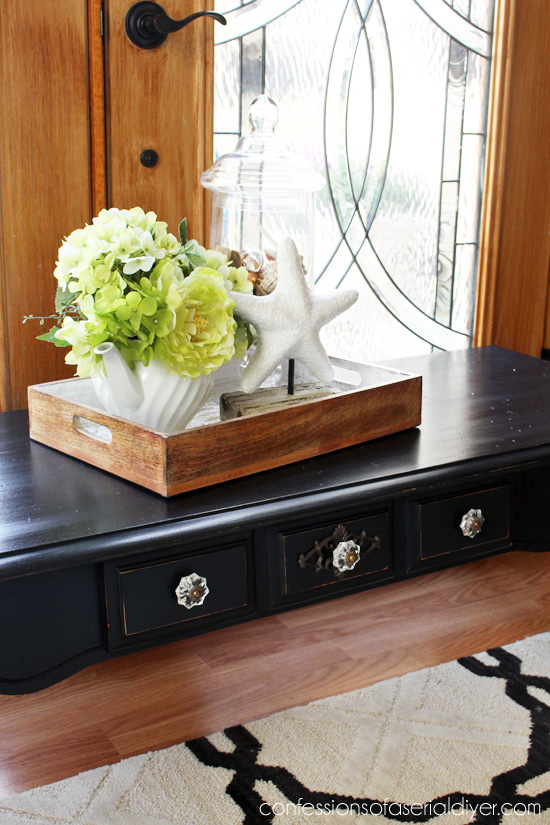 Pottery Barn Inspired Coffee Table (Resembles the Tivoli a bit, but not the price tag!)