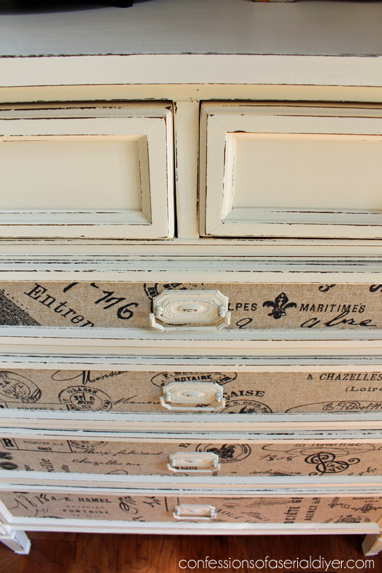 Update hardware with satin spray paint. This is Rustoleum's Heirloom White.