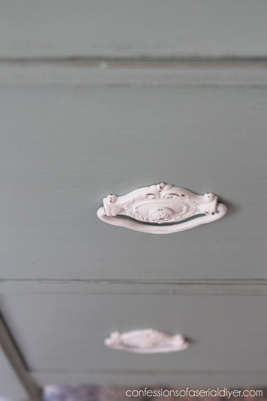 Spray painting hardware is the easiest way to give it an update! 