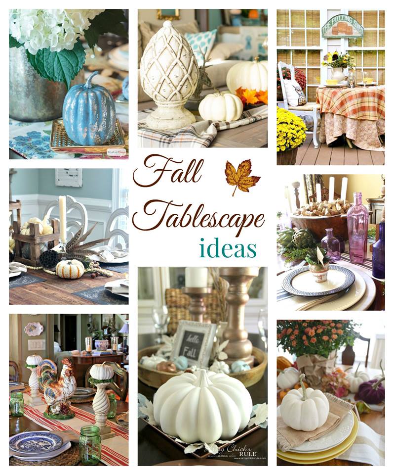 8 Lovely Fall Tablescapes