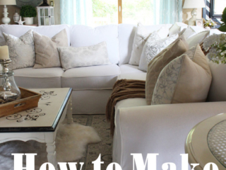Sectional Slipcover Reveal