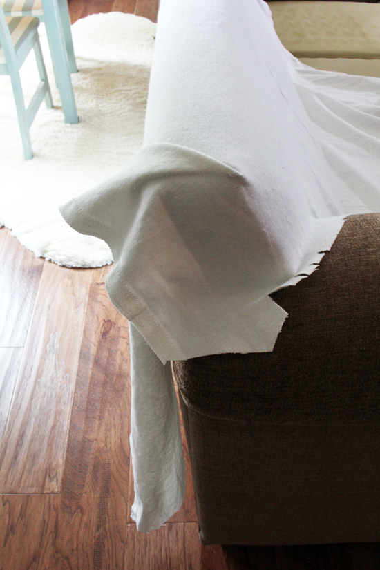 How to make a sectional slipcover, step-by-step with Confessions of a Serial Do-it-Yourselfer