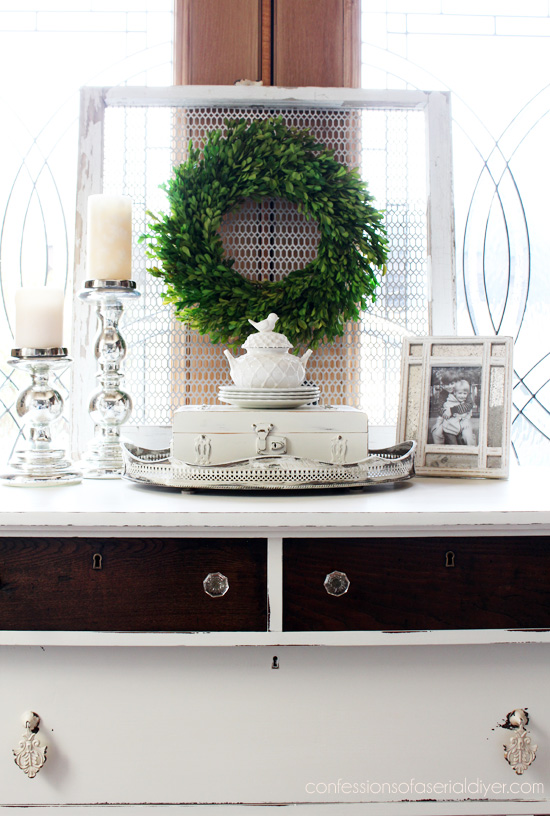 Thrift Store Empire Dresser Makeover from Confessions of a Serial Do-it-Yourselfer